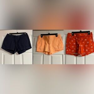 3 pair J.Crew shorts size 4